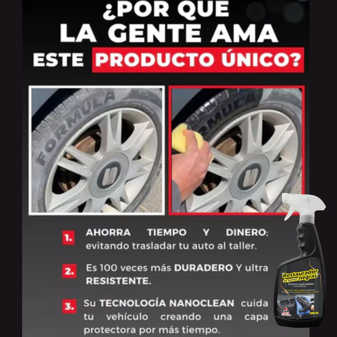 Restaurador de Partes Negras Multifunción.