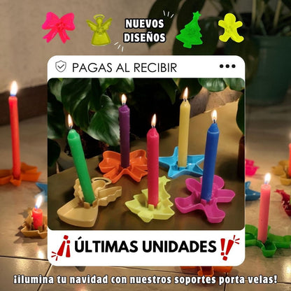 SOPORTE DE VELAS POR 20 UNIDADES