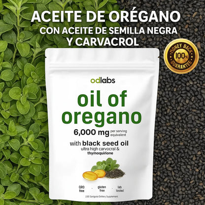 Aceite de Orégano con Semilla Negra- Inmunidad a tu cuerpo