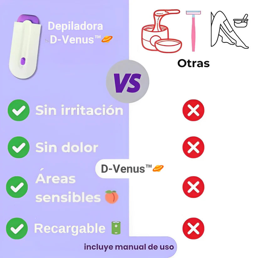 Depiladora Venus™ - Quita el vello de raiz
